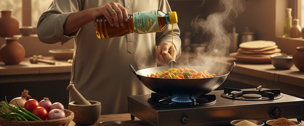 Organo House Mustard Oil 1 L – Cold-Pressed Pure Mustard Oil for Cooking, Skin & Hair Mustard Oil 1L