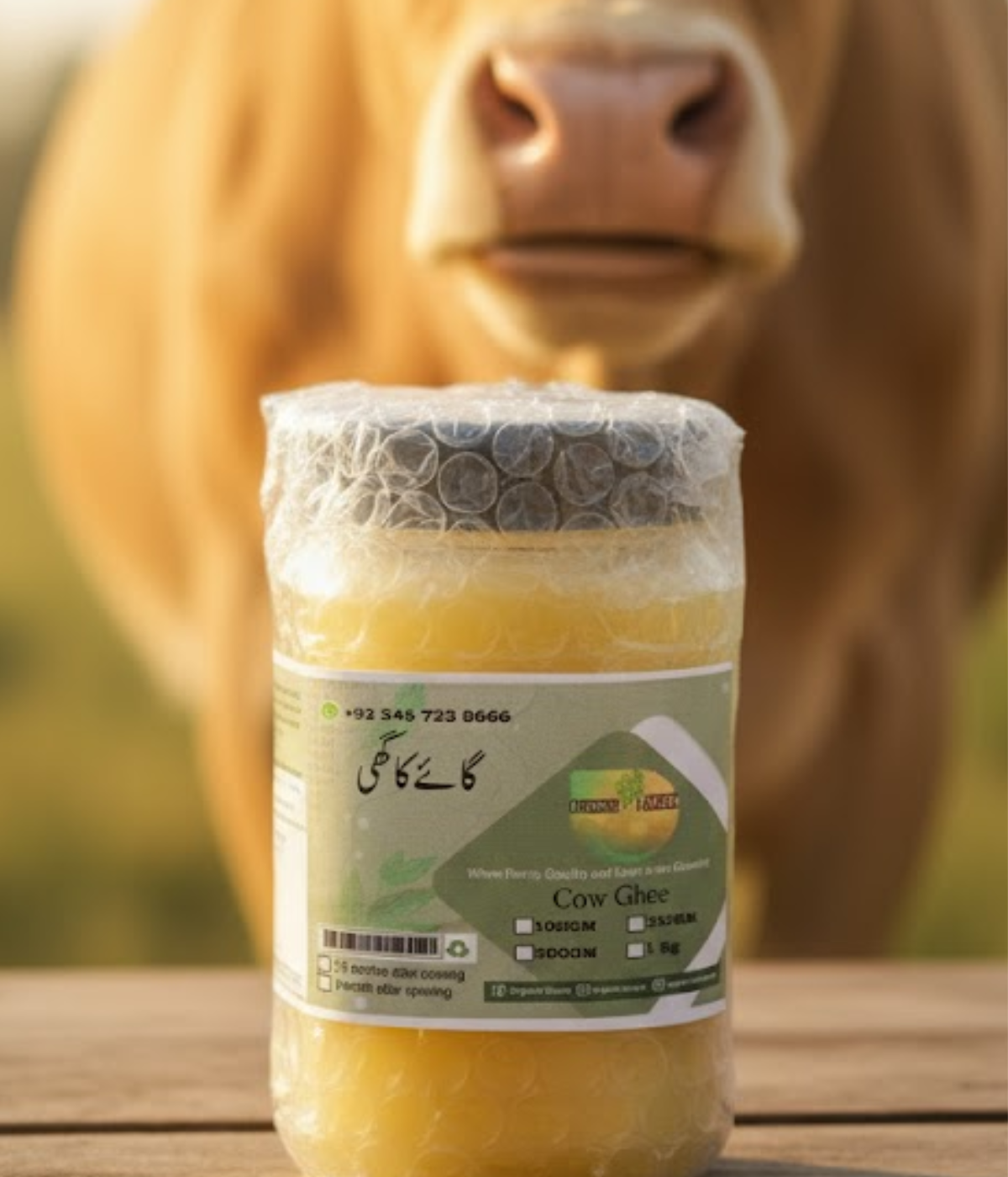 organo pure cow ghee 500ml |