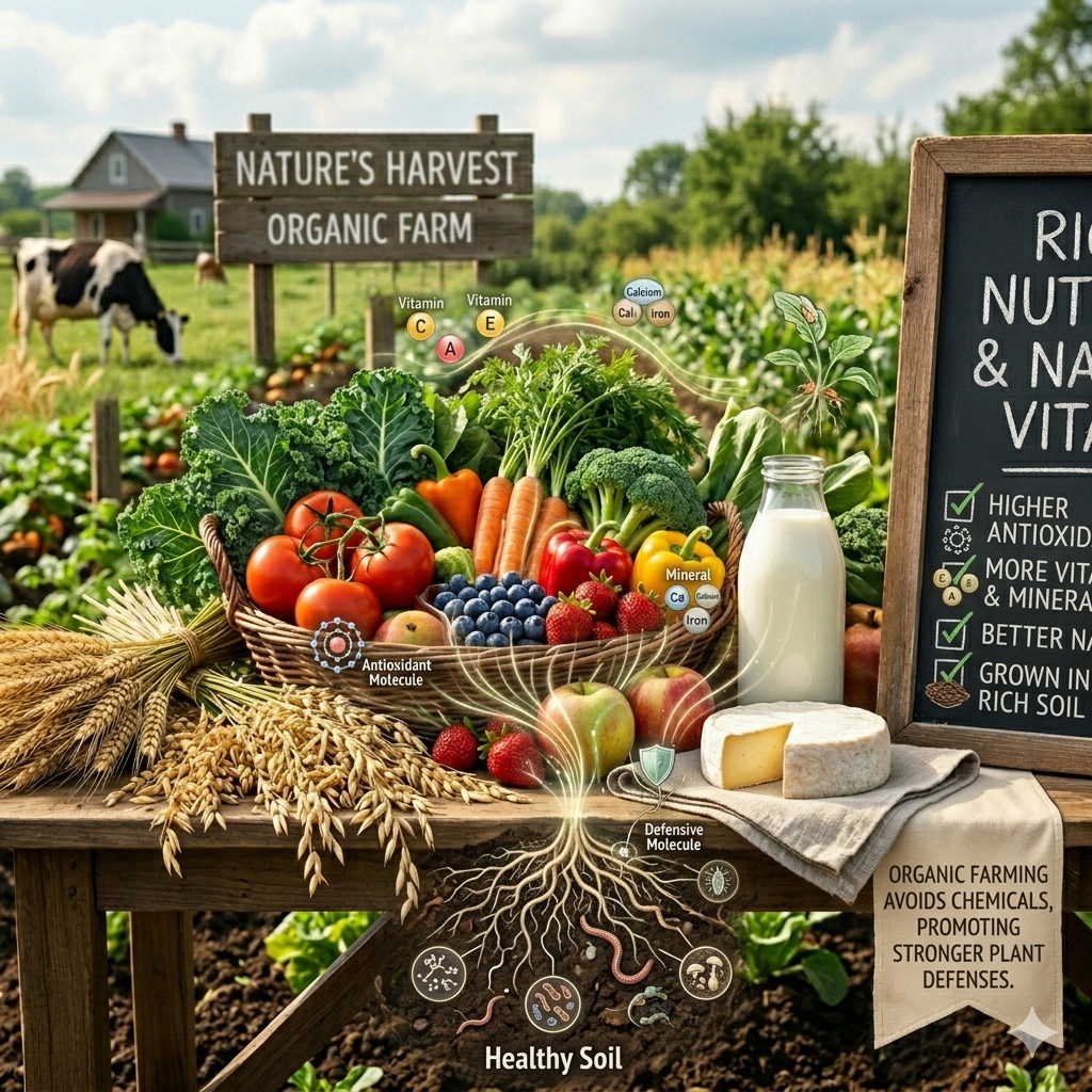 Organic food benefits